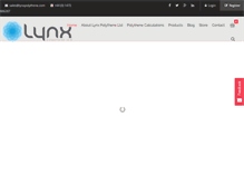 Tablet Screenshot of lynxpolythene.com